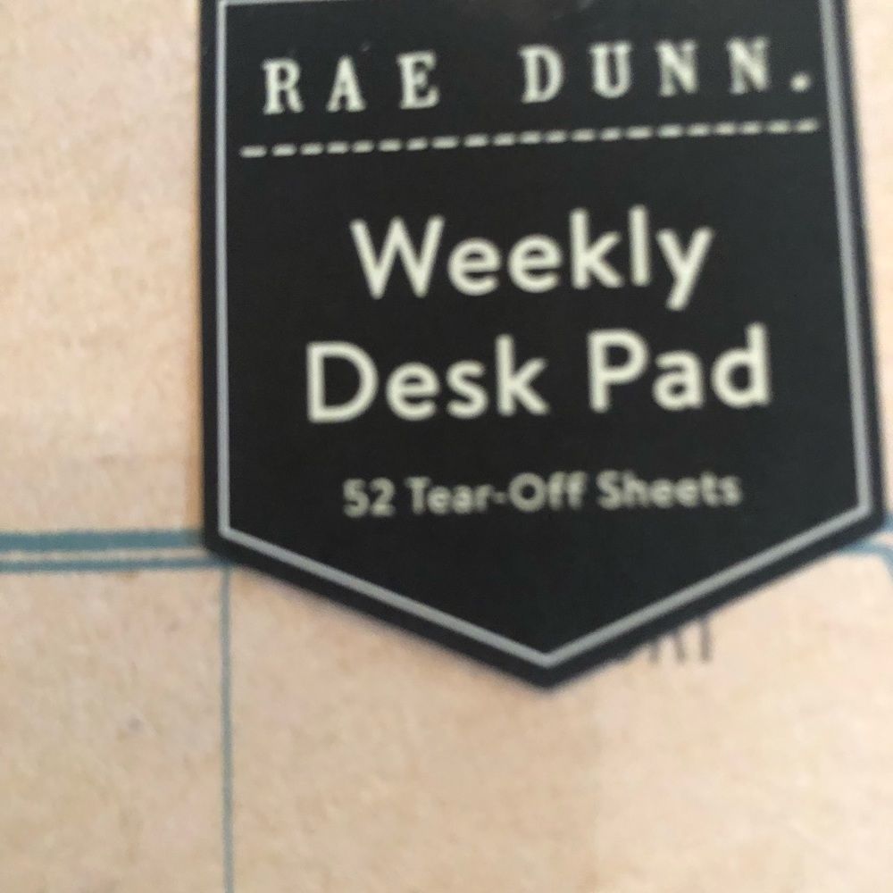 Rae Dunn not dated desk calendar